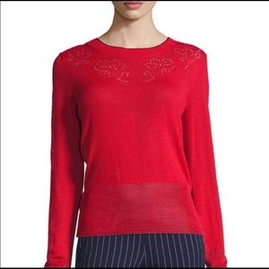 rag & bone Adriana Pointelle Pullover Sweater
